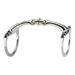 Sprenger Trense Dynamic RS WH Ultra Sensogan, doppelt gebrochen, 16mm, Ringe Edelstahl rostfrei Gebisslängegrösse: 12.0 cm