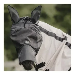 Kentucky Fliegenmaske Classic mit Ohren und Nase - Schwarz -  Grösse: Cob, Farbe: Schwarz