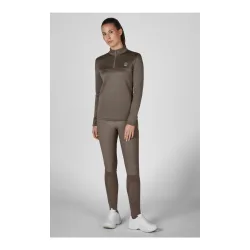 Eskadron Half-Zip Shirt Damen Dynamic AW26 Powdertaupe