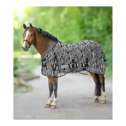 Waldhausen Fliegendecke Zebra - schwarz/weiss Grösse Pferdedecken: 145 cm