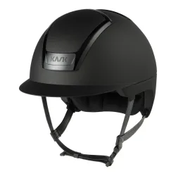 KASK Reithelm Nemesi Metal - schwarzer Kinnriemen Smokey Black