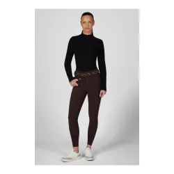 Pikeur Selection Reithose Cantira Matrix GripTec Fullgrip Highwaist Chocolate Brown