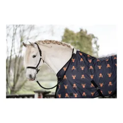 HKM Abschwitzdecke Reindeer Schwarz/Dunkelbraun