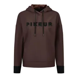 Pikeur Selection Plüsch Hoodie Chocolate Brown