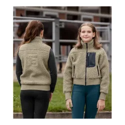 Elt Fleecejacke Alba Teens - Beigegrau -  Grösse: 158/164