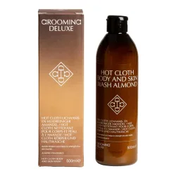 Grooming Deluxe Hot Cloth Body & Skin Wash – Mandel - Naturel -