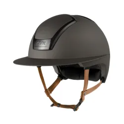 KASK Reithelm Nemesi Metal WP - brauner Kinnriemen Ash Brown