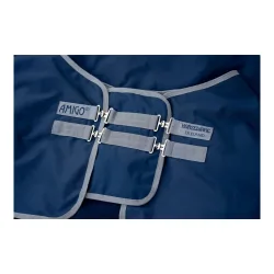 Horseware Amigo Straight Front Chest Extender - Navy/Titanium Grey -  Grösse: One Size, Farbe: Navy/Titanium Grey