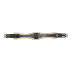 Waldhausen Ledersattelgurt mit ECO Wool - Schwarz -  Farbe: Schwarz, Länge: 120 cm