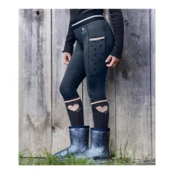 Elt Thermo-Reitleggings Lucky Leni Kids - Nachtblau -  Grösse Bekleidung Kinder: 110