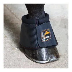 eQuick Hufglocken eOVERREACH CARBON - Schwarz -  Grösse: S