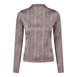 Pikeur Selection Waveline Shirt Damen Ash Mauve