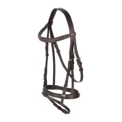 Kerbl Trensenzaum Standard, braun Farbe: Braun, Grösse Pferd: Shetland Pony