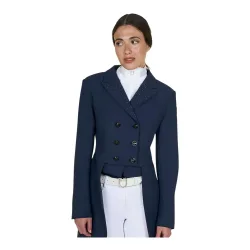 Equestro Dressurfrack Strass Damen Navy Blazer