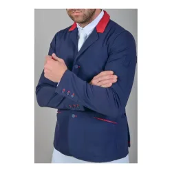 Harcour Turnierjacket Pégase Herren - Navy/Red -  Grösse Bekleidung Herren: S, Farbe: Navy/Red