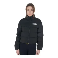 Equestro Daunenjacke cropped Damen - Schwarz -  Grösse: S