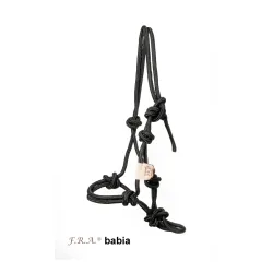 F.R.A Knotenhalfter babia - Schwarz -  Grösse: Mini Shetty, Farbe: Schwarz