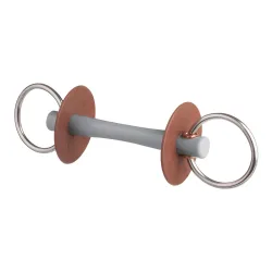Beris Gebisse Wassertrense, Comfortstange dünn soft, Ring 7,5cm Grösse: 12 cm