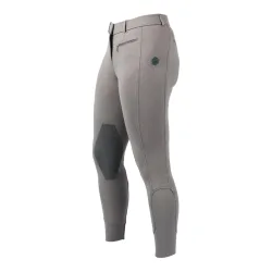 Marengo Reithose Cotton Comfort Kniebesatz Damen Storm Grey