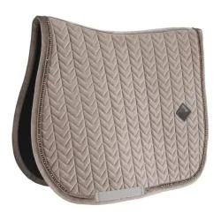 Kentucky Schabracke Samt Pearls - beige Grösse Schabracken: DR, Farbe: Beige