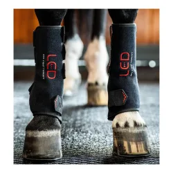 Horseware Therapie Gamasche LED LED-Rotlicht - Full - Black/Black -  Seite: rechts