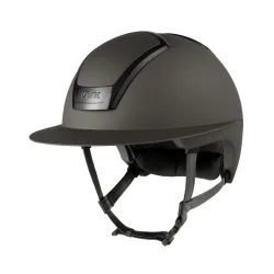 KASK Reithelm Nemesi Metal WP- schwarzer Kinnriemen Ash Brown