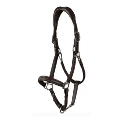 Dy'on Weiches Lederhalfter Working Collection - braun Farbe: Braun, Grösse Halfter: Pony