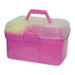 Kerbl Putzbox für Kinder befüllt 01 - Rosa -