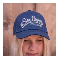 Soulhorse Cap - Navy/Regenbogen -  Farbe: Navy/Regenbogen, Grösse: One Size