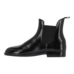 QHP Stiefelette Basic Junior - Reitschuhe für Kinder - Schwarz -  Schuhgrösse: 32