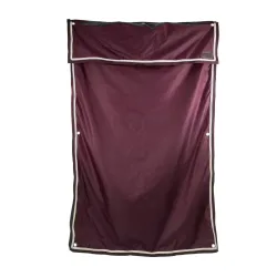 Kentucky Boxenwandvorhang wasserdicht classic - Bordeaux -  Grösse: 135x200cm, Farbe: Bordeaux