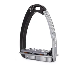 Tech Stirrups Sicherheitssteigbügel Venice Sloped Evo - Schwarz/Titanium -  Grösse: One Size, Farbe: Schwarz/Titanium