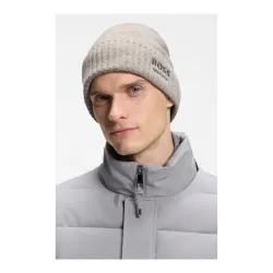 BOSS Equestrian, BOSS Equestrian Ron Beanie Herren Grey Melange