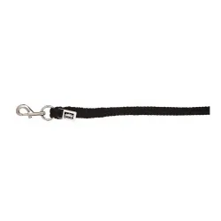Eskadron Führstrick DuraSoft Karabinerhaken vernickelt - schwarz Farbe: Schwarz, Grösse: One Size