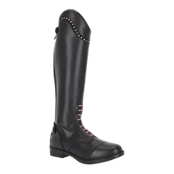 QHP Reitstiefel lucky Start Junior breit Schwarz