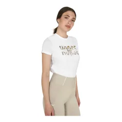 Equestro T-Shirt Horse Love Damen - Weiss -  Grösse: M