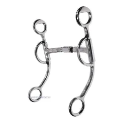 Western Imports Billy Allen Bit Short Shanks - Silver -  Grösse: 5,5