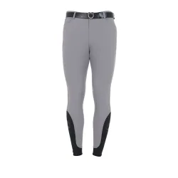 Equestro Reithose Caspar Kniebesatz Herren - Frost Grau -  Farbe: Frost Grau, Kleidergrösse Herren DE/IT: DE: 46 / IT: 52