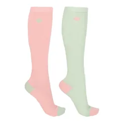 QHP Kniestrümpfe Geschenkbox Lucky Start (2er-Pack) Misch Farben