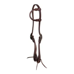 Pool's Westernzaum One-Ear German Buckles - Oliato -