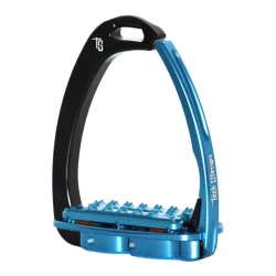 Tech Stirrups Sicherheitssteigbügel Venice Sloped Evo - Schwarz/Blau -  Grösse: One Size, Farbe: Schwarz/Blau