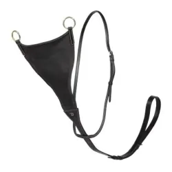 Dy'on Geschlossene Elastische Martingal - Schwarz -  Farbe: Schwarz, Grösse Pferd: Full