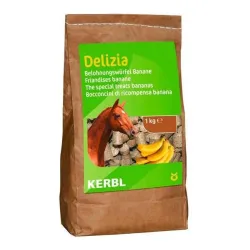 Kerbl Delizia Belohnungswürfel - Banane - Natur -  Inhalt: 3 kg