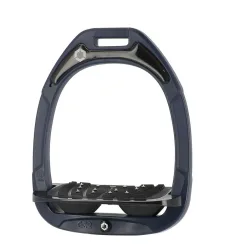 Flex-on Steigbügel Green Composite - Line Schrägtritt mit Ultragrip - marine/schwarz/schwarz