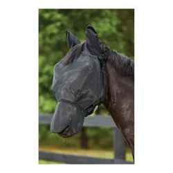 Weatherbeeta Maske mit Ohren und Nase Double Dart Schwarz