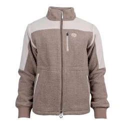 Marengo Teddyfleece-Jacke SoSoft 2in1 | Jacke & Weste - Earth Brown -  Farbe: Earth Brown, Grösse Jacke: XXS