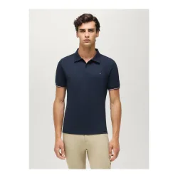 Tommy Hilfiger Equestrian Poloshirt Davis Herren - Desert Sky -  Farbe: Desert Sky, Grösse: S