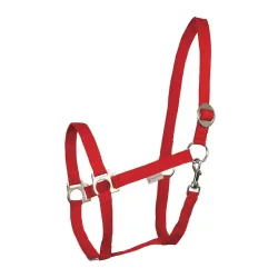 Waldhausen Halfter Perlon - rot Grösse Zaum: WB