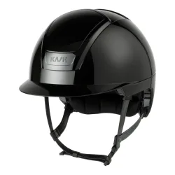 KASK Reithelm Nemesi Shine - schwarzer Kinnriemen Black