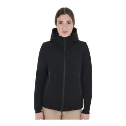 Equestro Winterjacke wind- und wasserabweisend Damen Schwarz